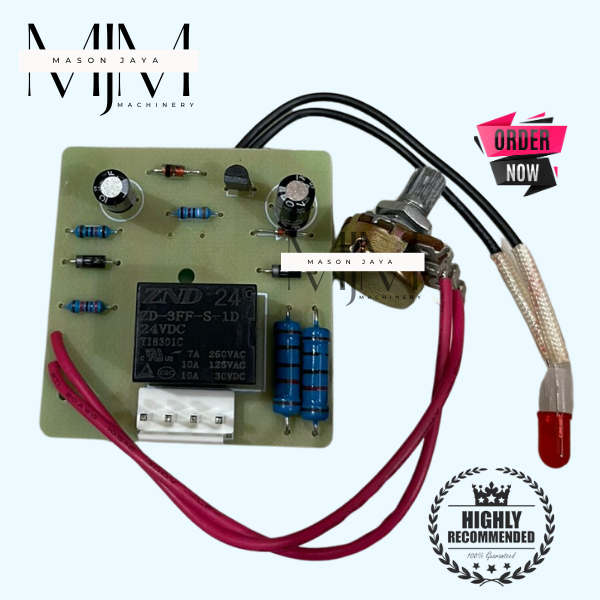 PCB Relay Modul Circuit Board Mesin Hand Impulse Sealer FS-500 / FS-600 / FS-800 / FS-1000