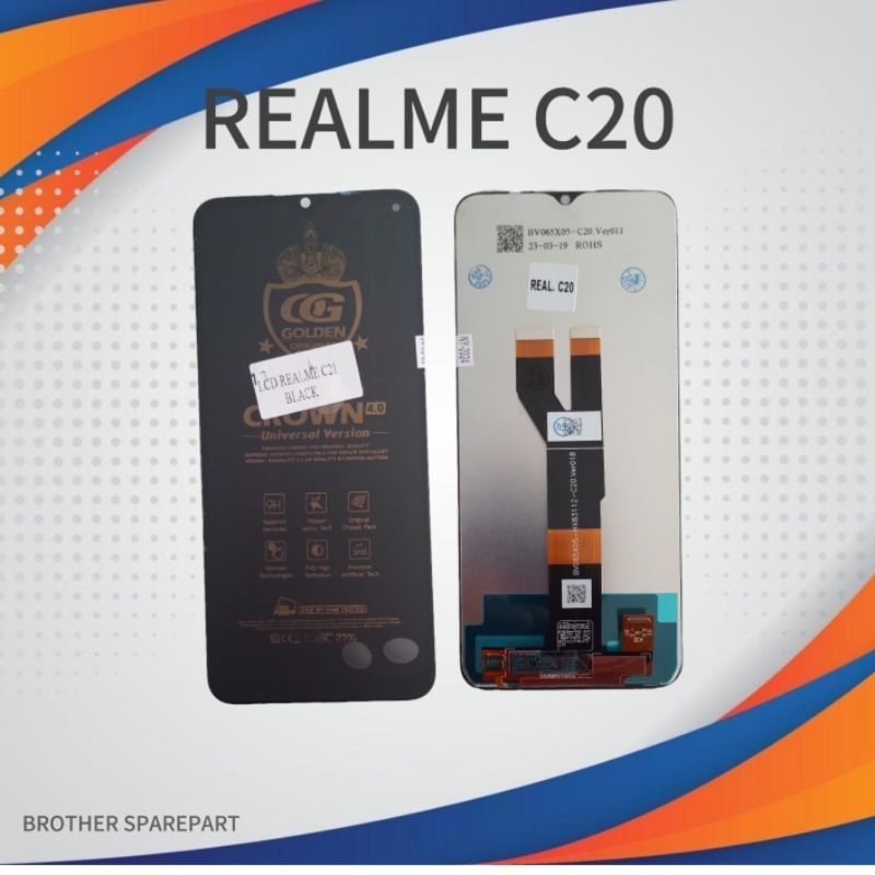 LCD TOUCHSCREEN REALME C21 / C20 / NARZO 50i FULL TOUCHSCREEN ORIGINAL