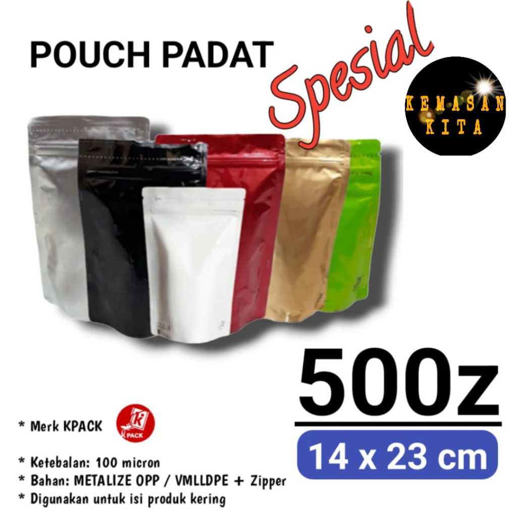 STANDING POUCH SUPER SPESIAL METALIZE 500GRAM