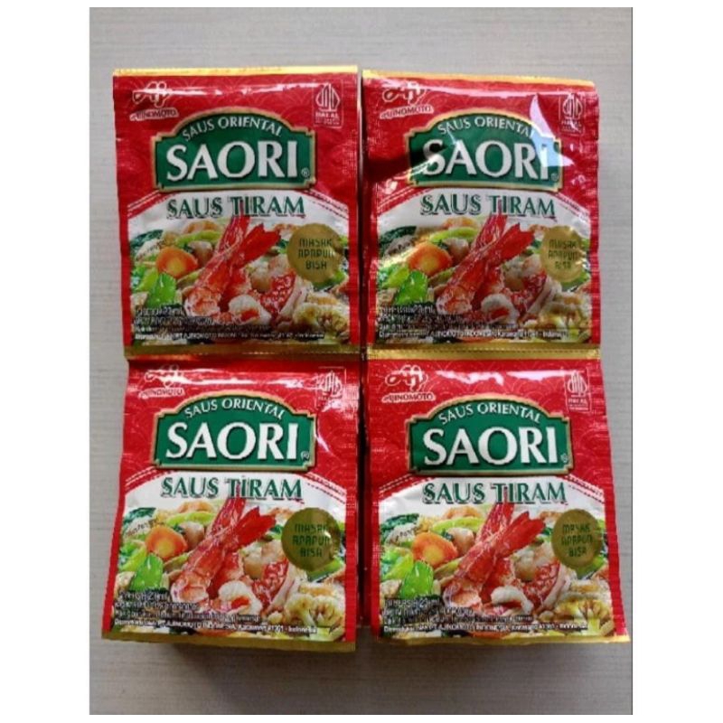 

Saori Saos Tiram renceng - 1 renceng isi 10 sachet