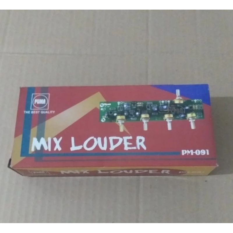 KIT PRE AMP MIX LOUDER GITAR PM - 091 PUMA PRODUCTKIT PRE AMP MIX LOUDER GITAR PM