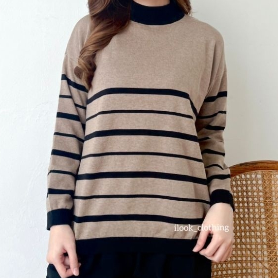 ATASAN/SWEATER RAJUT  WANITA  JUMBO  FRIDAY KNIT TOPS LENGAN PANJANG
