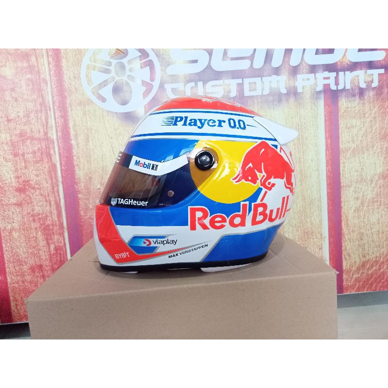 helm f1 schuberth verstappen replika f1 diecast