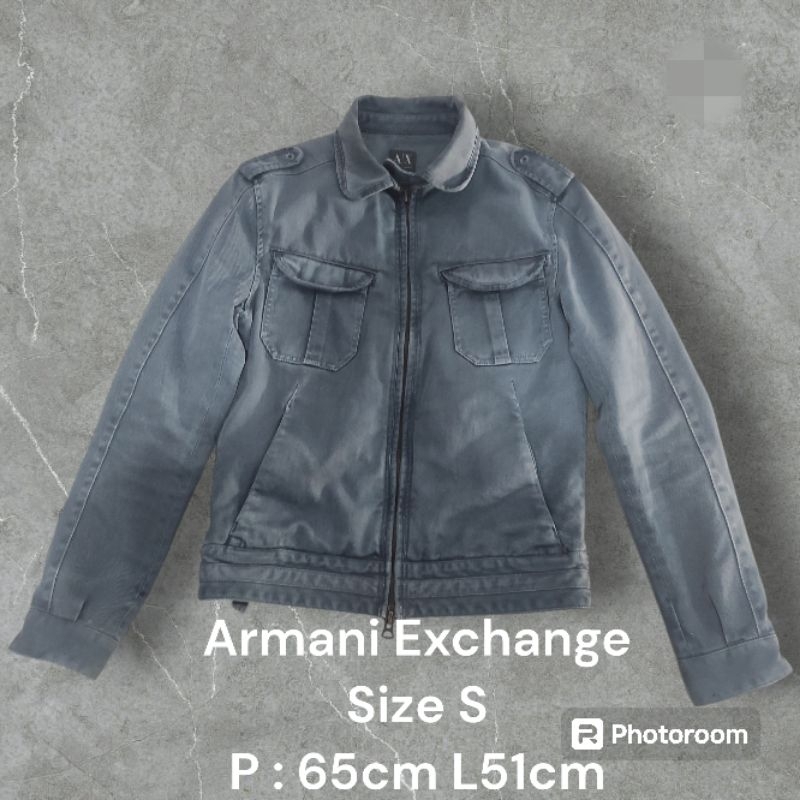 Jaket Denim Armani Exchange