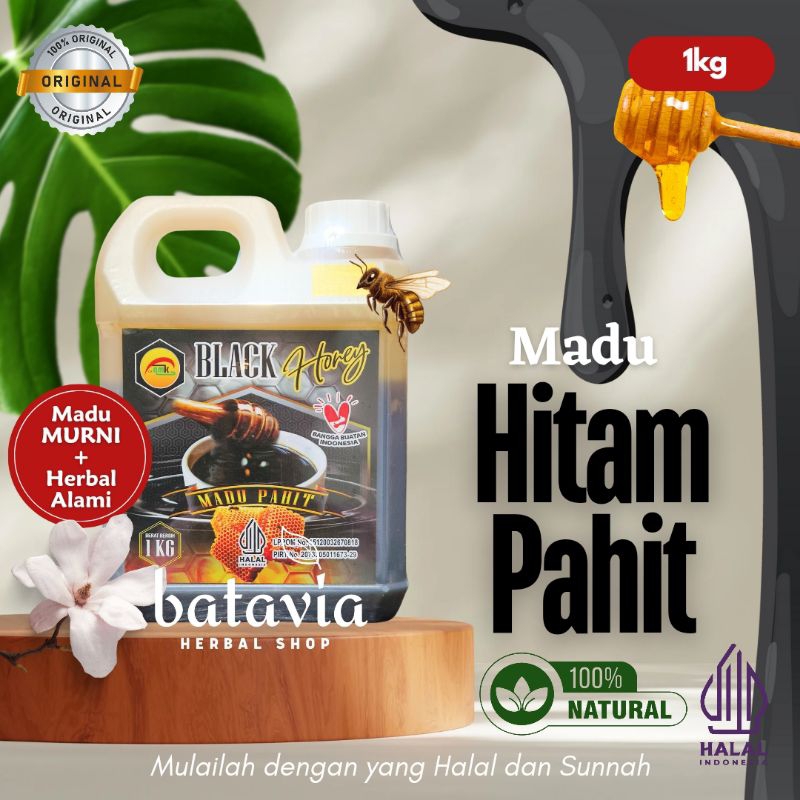 

Madu Hitam Pahit AMK 1kg Original