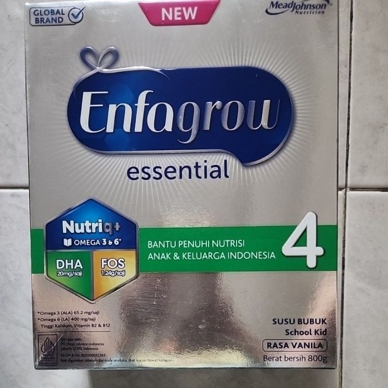 

Enfagrow Essential 4 Susu Formula Anak 3 - 12 Tahun 800 gr