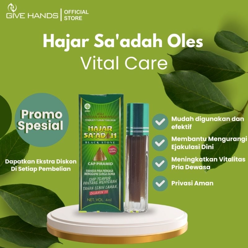 Hajar Sa'adah Obat Oles Kuat Tahan Lama Untuk Meningkatkan Kemesraan Bercinta Pria Dewasa