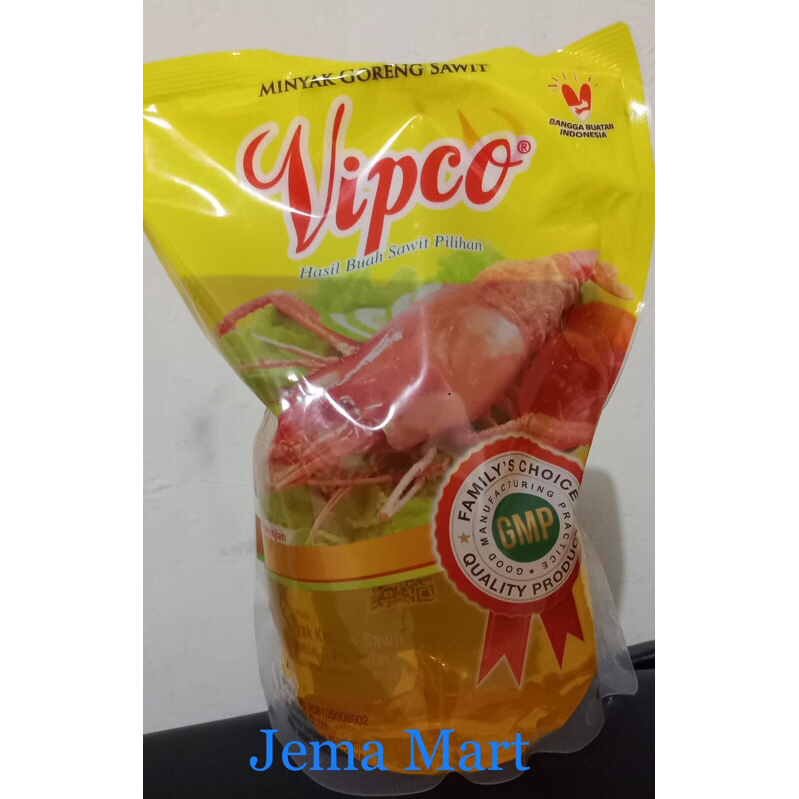 

Minyak goreng Vipco kemasan refill 2 Liter