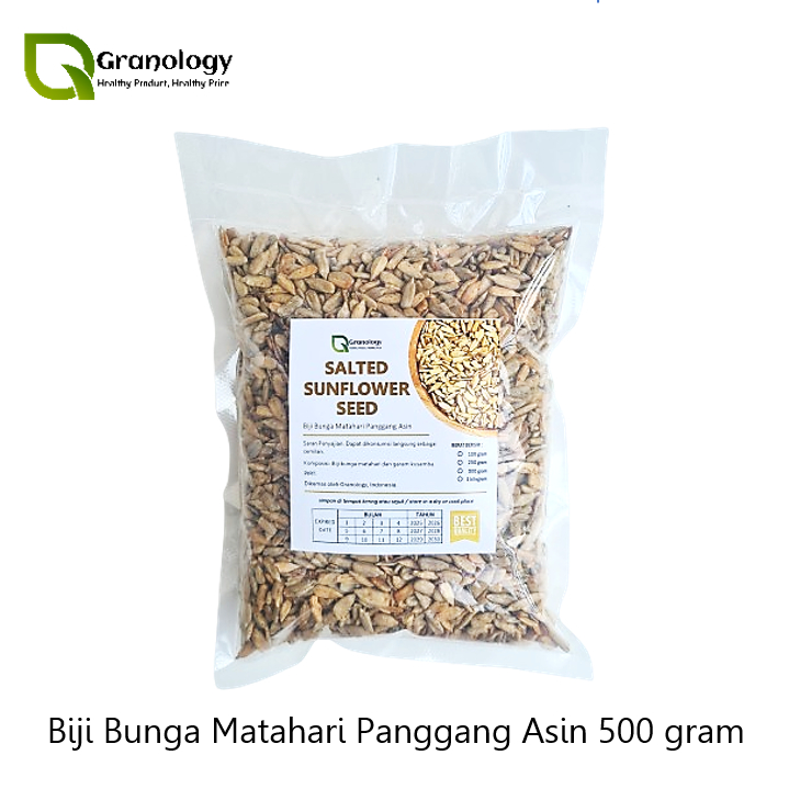 

Lightly Salted Roasted Sunflower Seed / Biji Bunga Matahari Rasa Asin (500 gram) by Granology