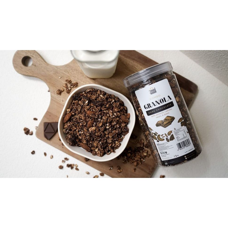 

Timur Tengah Granola Sereal Makanan Sehat 500gr Dark Chocolate