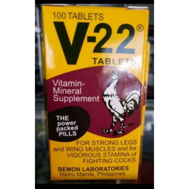 V-22 Tablets Minerals Multivitamin Ayam Bangkok V22 Pilihins