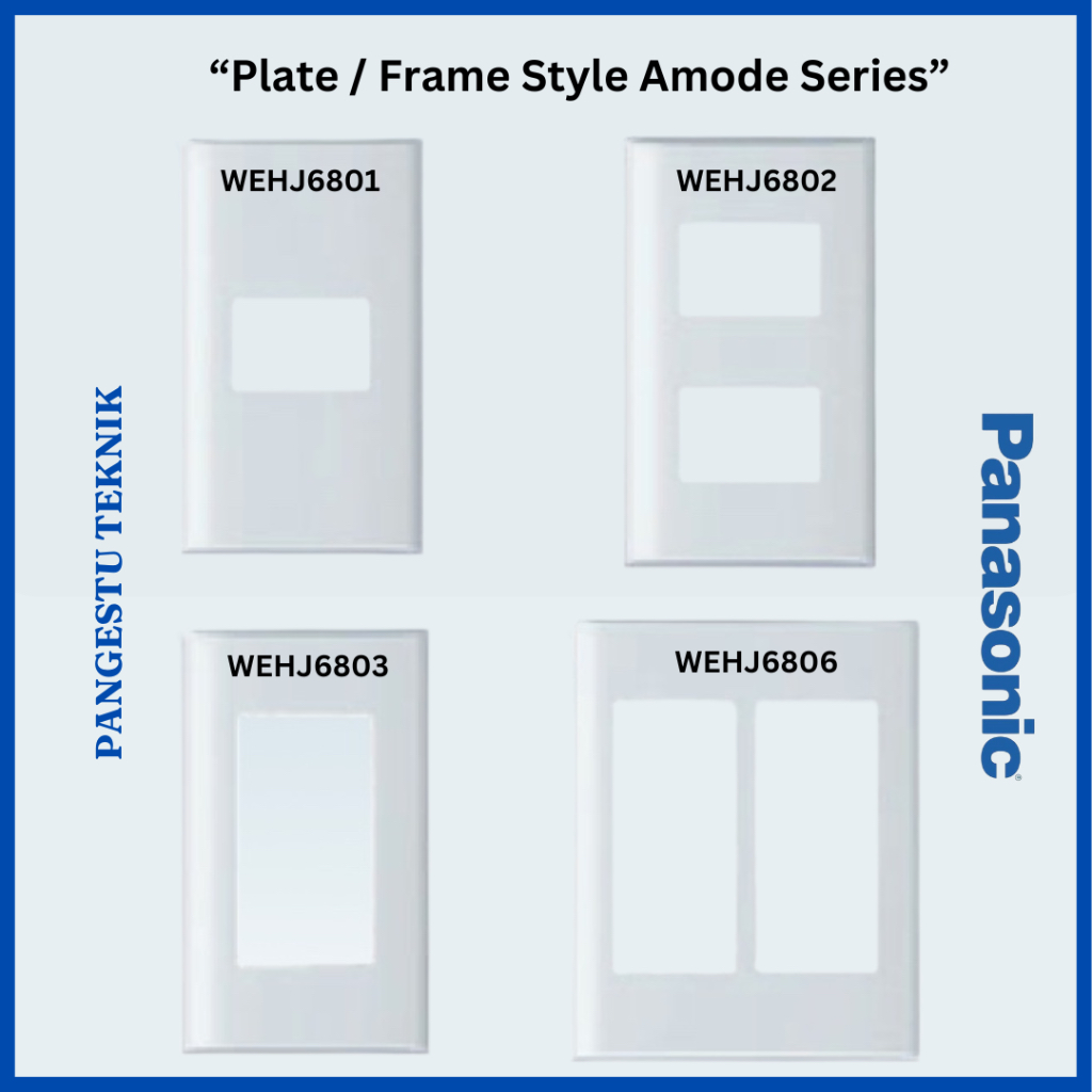 Frame Saklar Stop Kontak 1 Gang 2 Gang AMode Series Panasonic