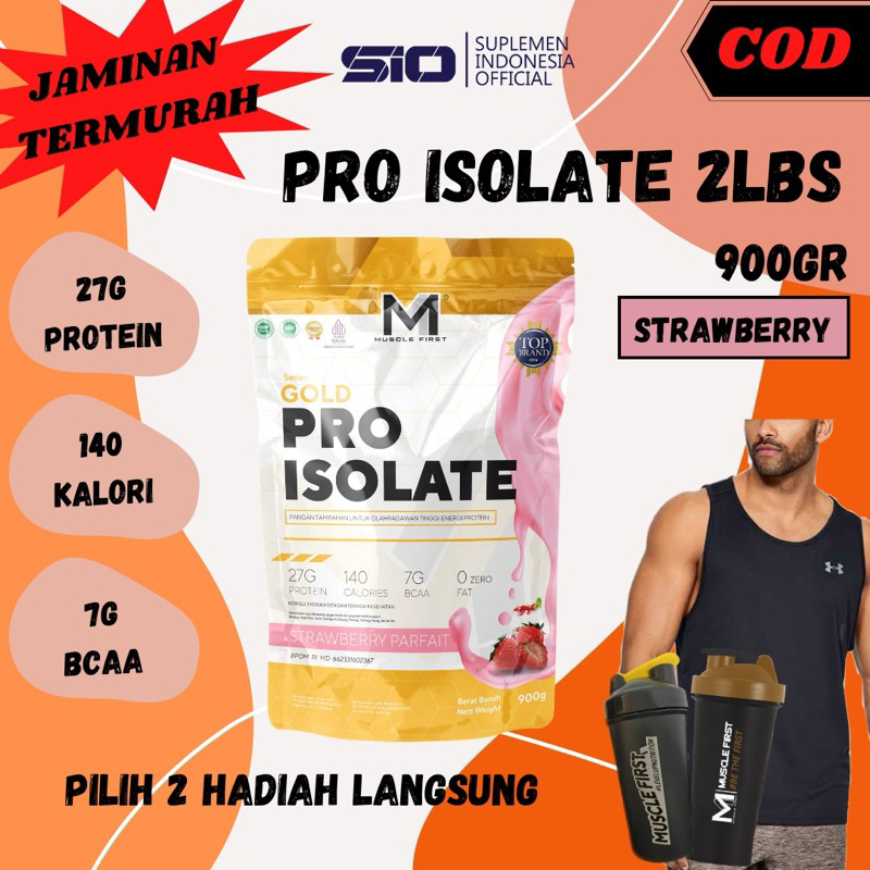 ORIGINAL M1 PRO ISOLATE PROTEIN 2LBS GOLD SERIES MUSCLE FIRST SUSU WHEY PROTEIN ISOLATE FITNESS