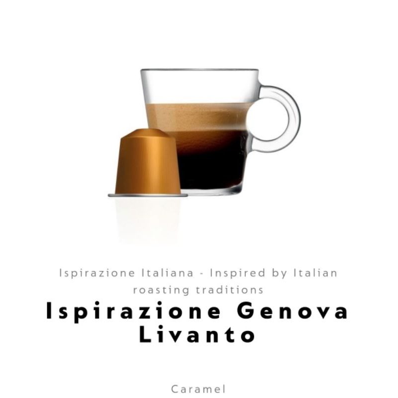 

Nespresso Ispirazione Genova Livanto Kopi Kapsul Coffee Capsules Intensitas Level 6