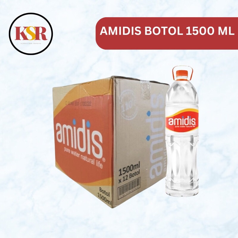 

[KSR] AMIDIS Botol 1500ml Dus - 12 x 1500ML [ Khusus Bandung ]