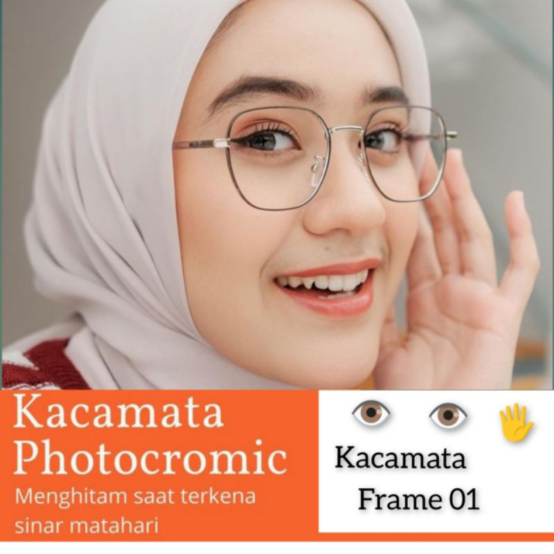 PAKET KACAMATA PHOTOCROMIC FRAME 98130