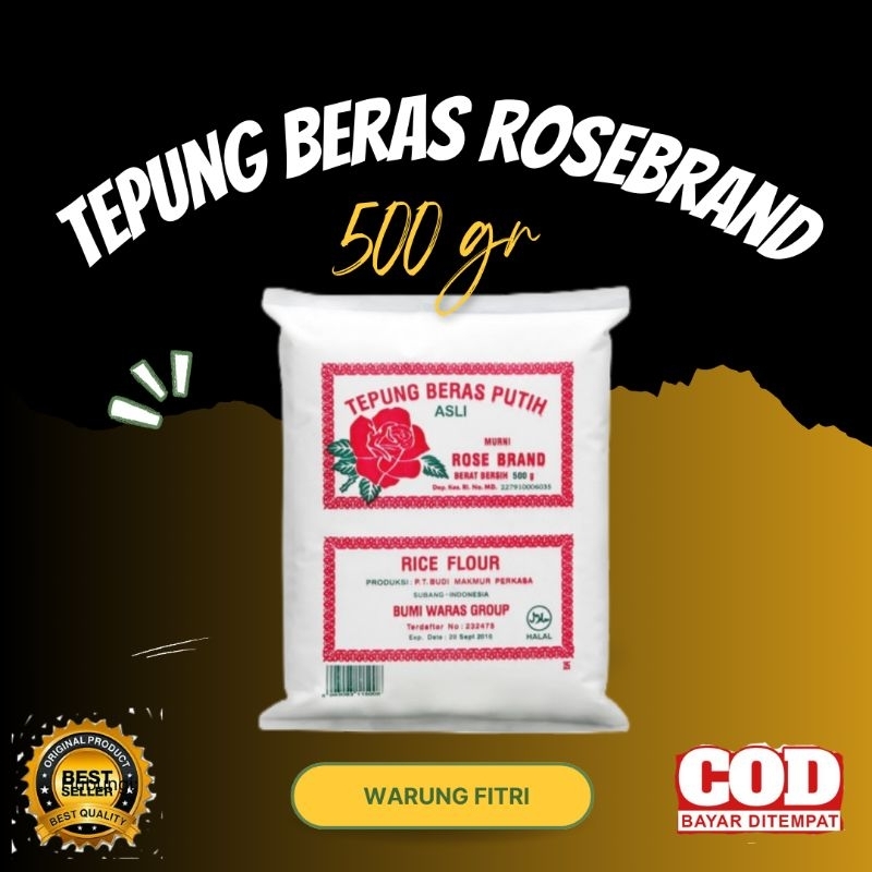 

Tepung Beras Rosebrand 500gram