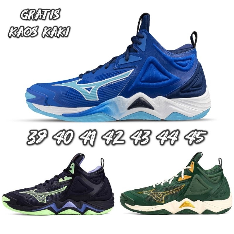 Mizuno Momentum 3 Mid Grade Terbaru / Mizuno Wave Momentum 3 Super Ringan