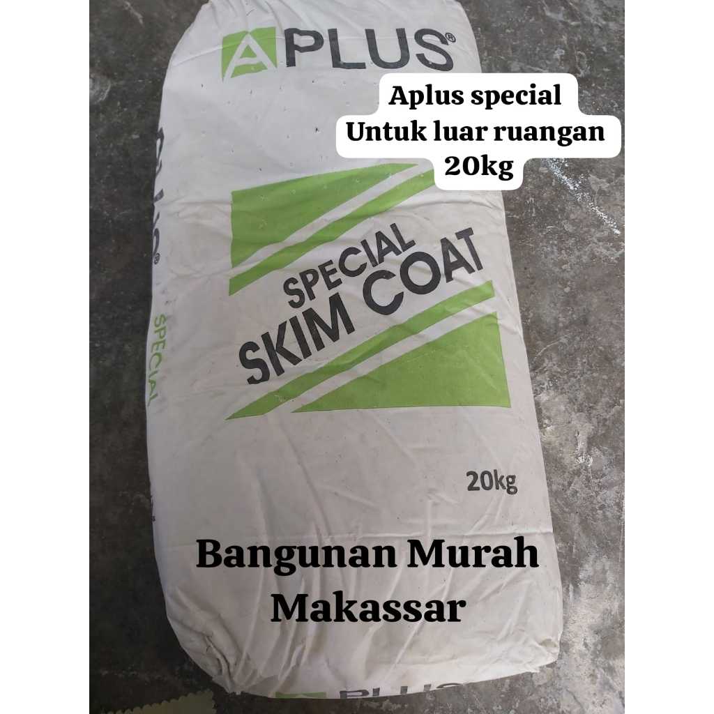 Plamur Tembok APLUS Skim Coat Per Kg / Plamir A Plus Skimcoat Kilogram
