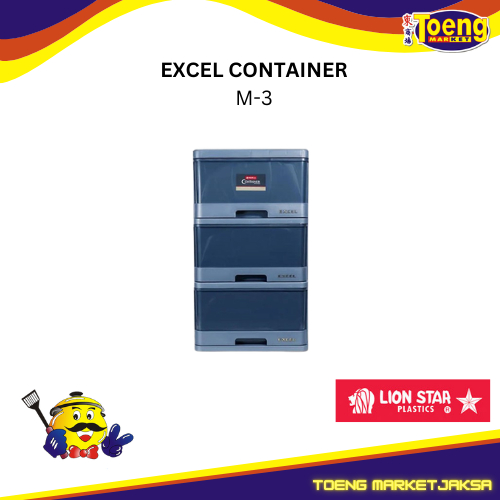 LEMARI PLASTIK / EXCEL CONTAINER M-3 LION STAR