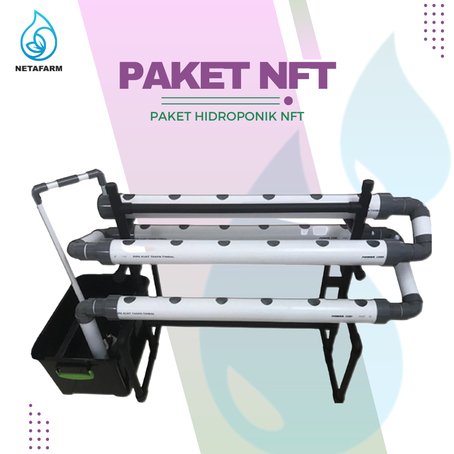 PAKET Hidroponik NFT set lengkap - NETAFARM NFT EASY1