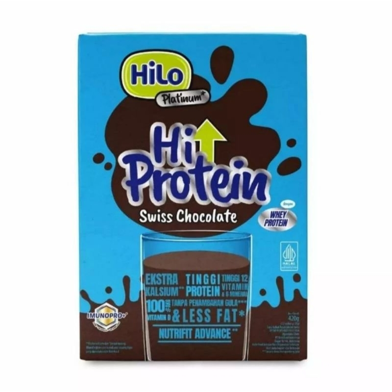 

HILO PLATINUM PROTEIN SWISS CHOCOLATE 420GR /BOX