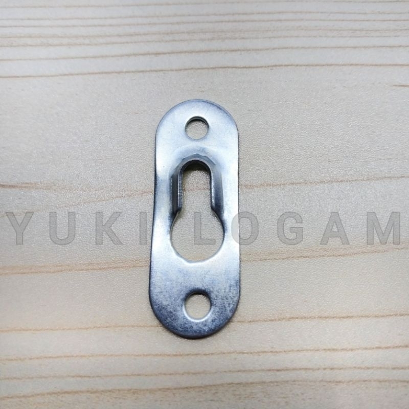 100pcs + sekrup plat gantungan pigura, bracket floating shelves,plat rak bumbu, plat rak dinding.