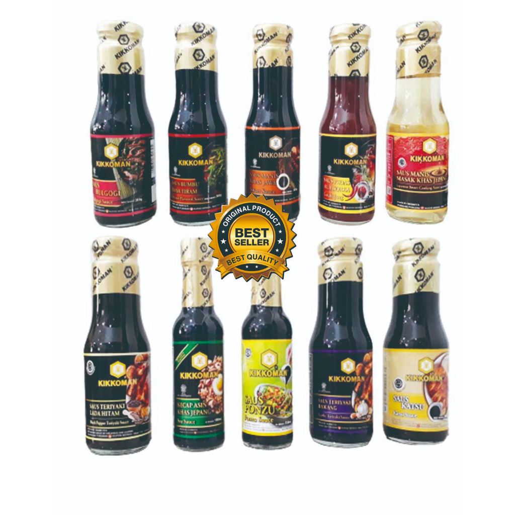

Kikkoman Sauce 300gr / Saus Kikkoman All Varian / HALAL - KIKKOMAN Sauce All Varian / Korean Sauce