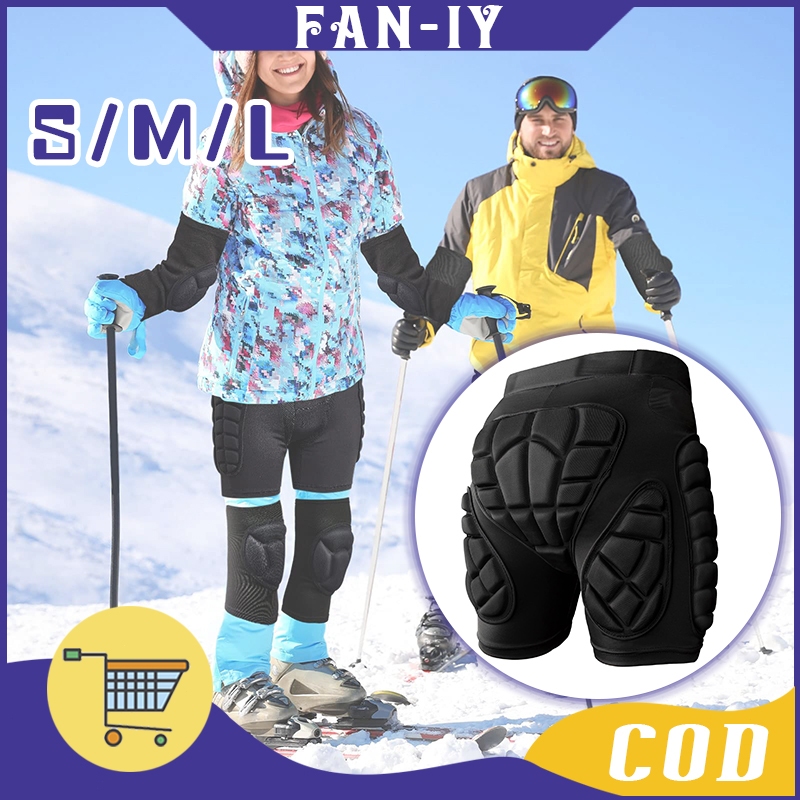 Butt Pad Ice Skating Celana Pelindung Ice Skating Celana Boxer Pad Pelindung Pantat Pinggang Paha Bu