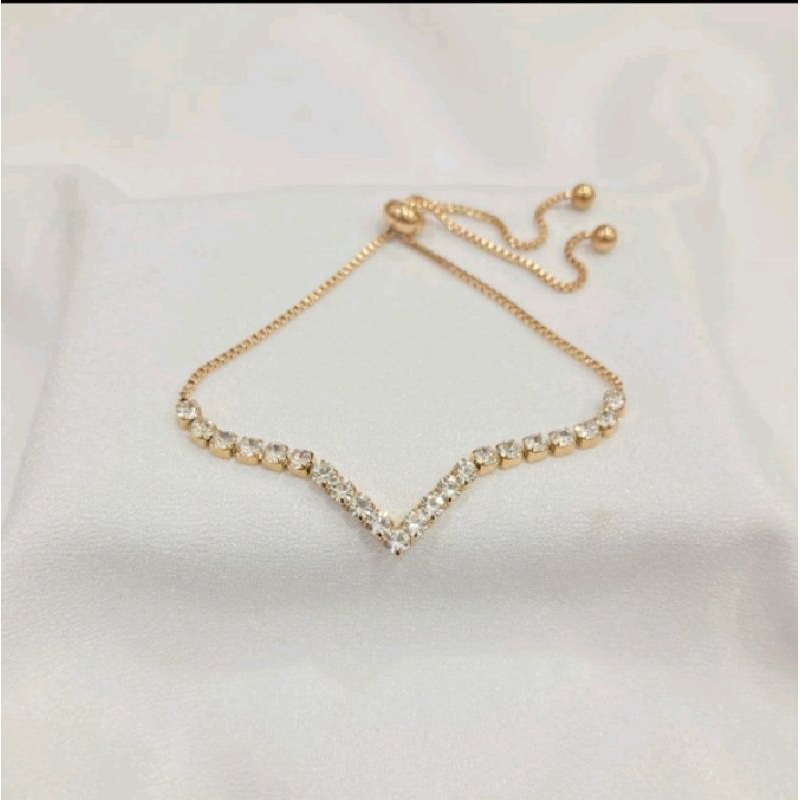 Gelang Serut Aurel Titanium Kekinian