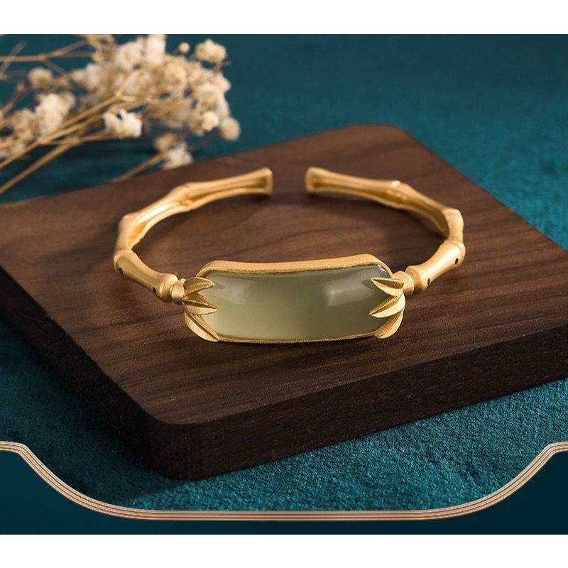 STORY STONE - NEW STYLE - GELANG TANGAN BANGLE GIOK HETIAN WANITA