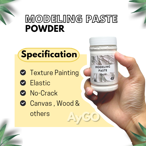 

YUH MODELING PASTE / SPACKLING PASTE / TEXTURE PAINTING / Lukisan Timbul / Teksture