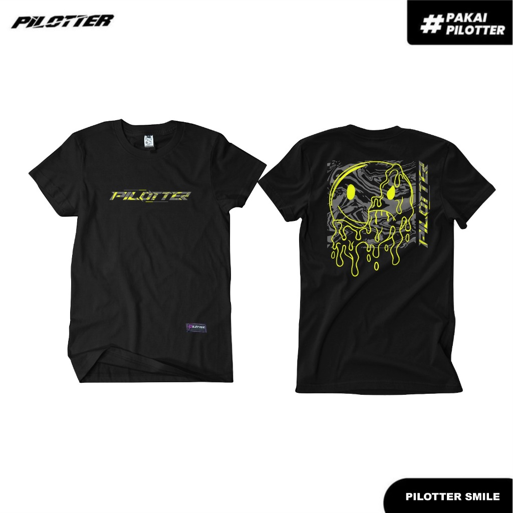 KAOS PILOTTER SMILE ORIGINAL KAOS PILOTTER RACING KAOS PILOTTER HEREX KAOS PILOTTER FREE STICKER