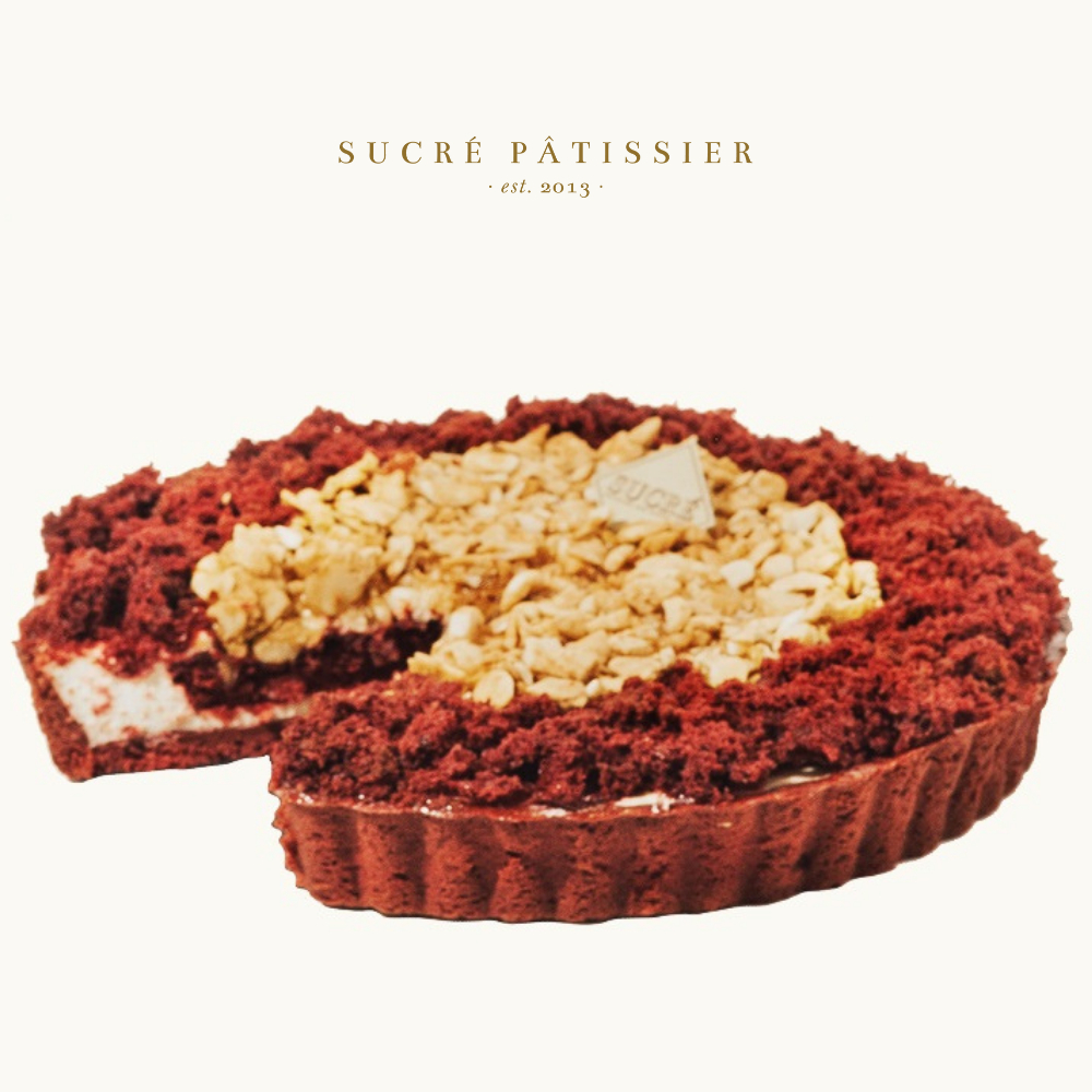 

Red Velvet Pie Cake Sucre Patissier 22cm Kue Ulang Tahun birthday Cake