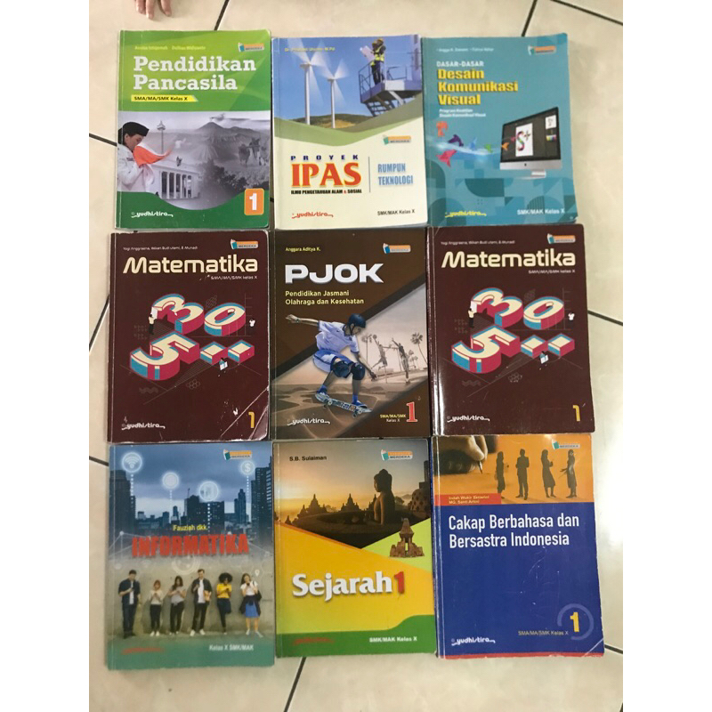 Buku paket kelas 10 Kurikulum merdeka