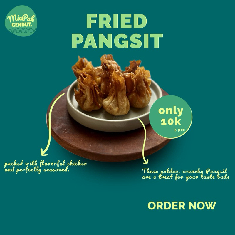 

Pangsit Ayam | Fried crispy chiken pangsit | Frozen