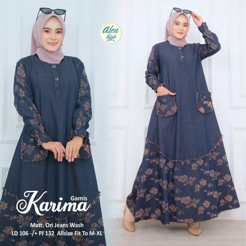 LYODRA MAXY MOM GAMIS*JEANSWASH HALUS*KARIMA GEGE SALMA