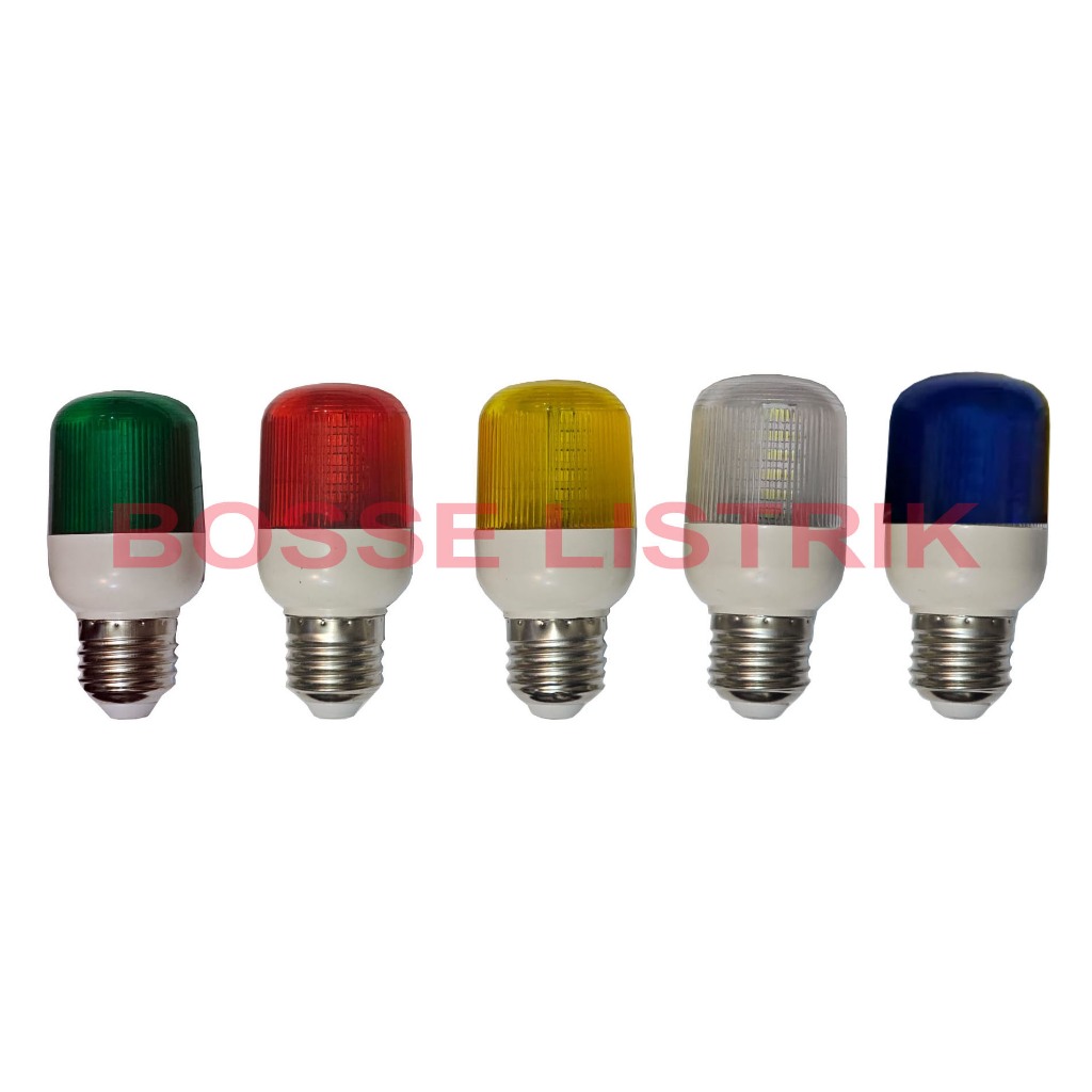 Lampu blitz / Lampu signal strobo kedap kedip e27 flash lamp