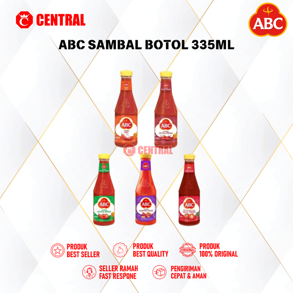 

ABC SAMBAL BOTOL 335g /Centralbandung