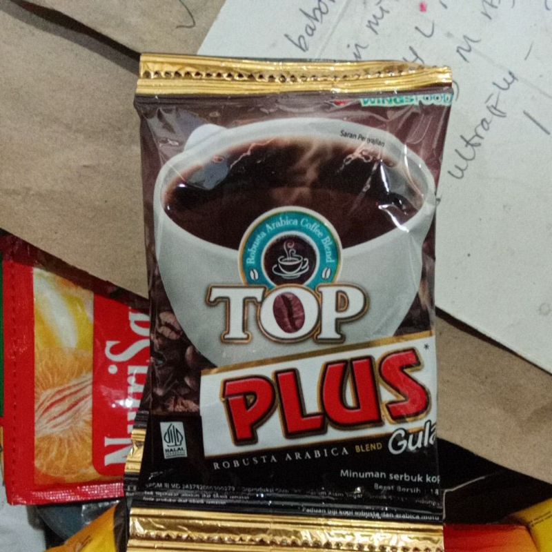 

top plus ( 1 renteng isi 10 saset )