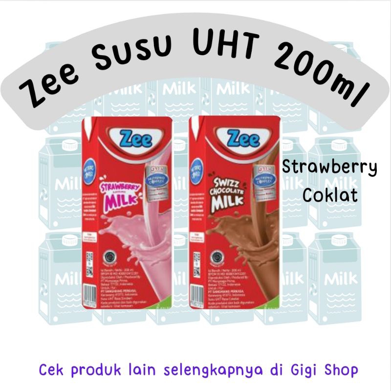 

ZEE Susu Ready to drink UHT 200ml