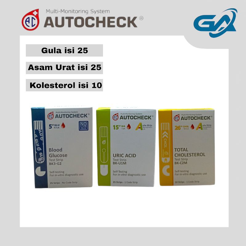 Paket Strip Autocheck GCU  Strip Autocheck GCU  Strip Autocheck Komplit