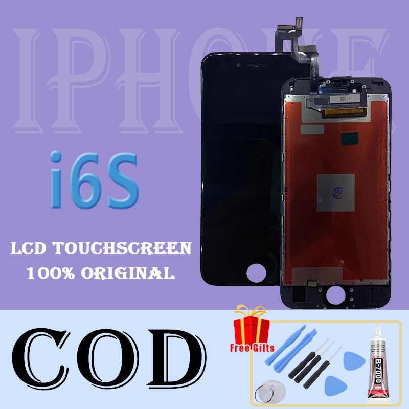 [ORIGINAL] LCD IPHONE 6S BLACK WHITE FULLSET TOUCHSCREEN GARANSI RESMI BISA GROSIR