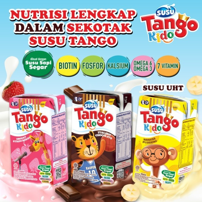 

Tango Kido Susu UHT 115mL