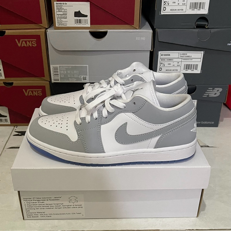 Nike air jordan 1 low wmn wolf grey (Resmi NIKE)