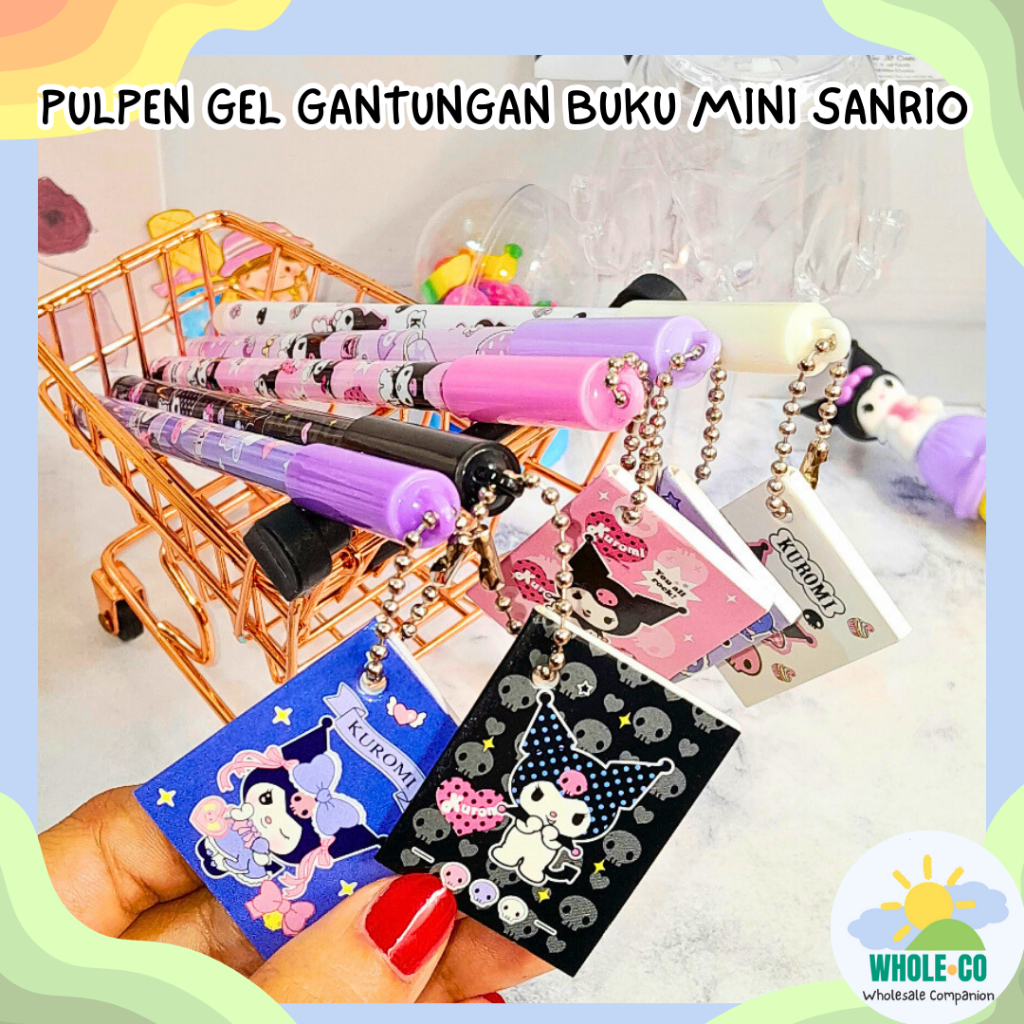 

Pulpen Gel Gantungan Buku Mini Sanrio Premium Melody Kuromi Cinnamoroll Lucu Unik Imut Termurah Grosir Cod