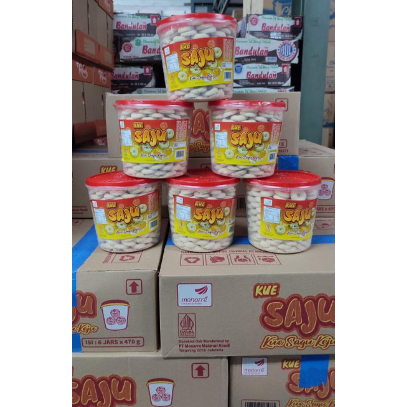 Kue Saju (Sagu Keju) Toples
