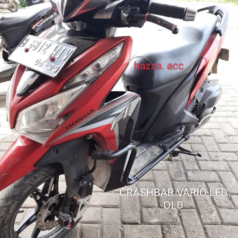 CRASHBAR TUBULLAR PELINDUNG BODY HONDA Vario bohlam VARIO 125 150 LED OLD 2015 2016 2017 TEMPAT LAMP