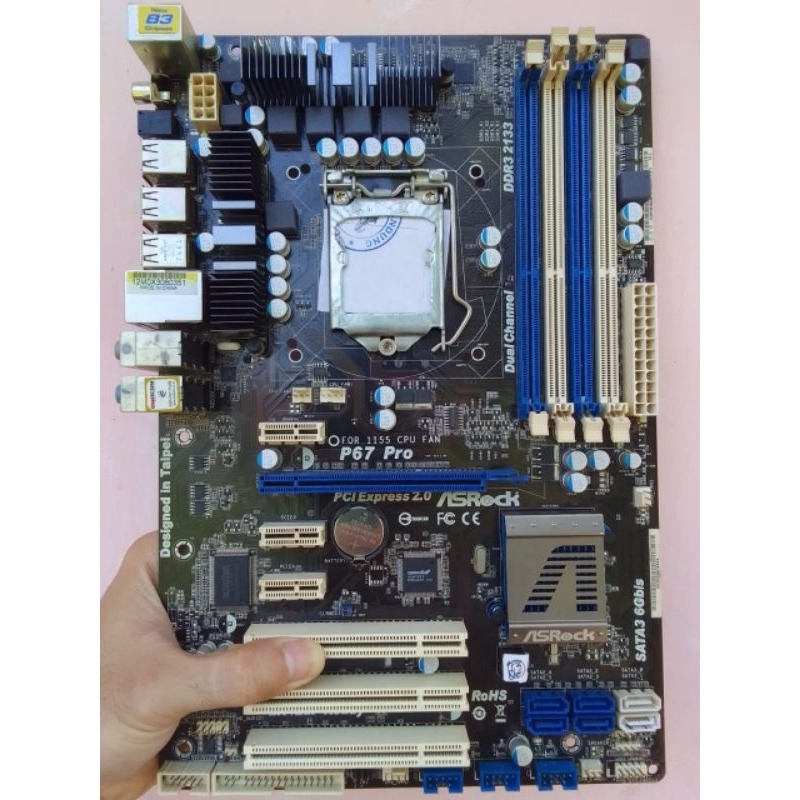 Mobo Gaming asrock P67 pro ddr3 4x slot Ram