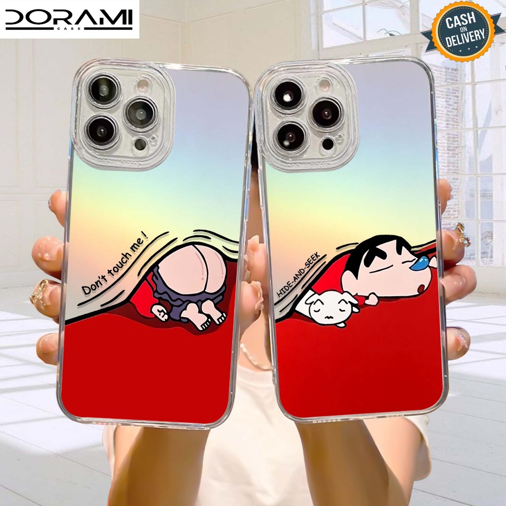 Case Hologram OPPO A5S A11K A12 A7 A15 A15S A57 A77S A58 4G Motif ( SINCHAN ) Softcase Hologram Beni